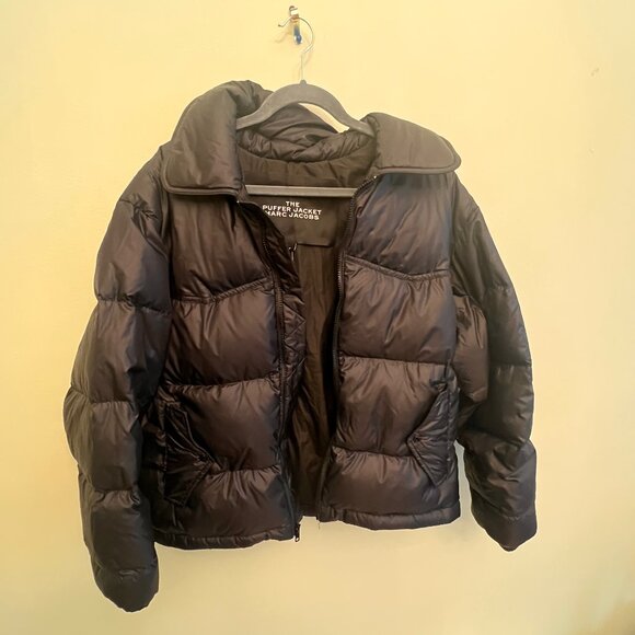 Marc Jacobs Black Down The Puffer Jacket, S - Picture 5 of 10